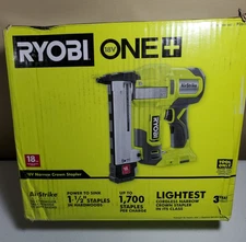 Ryobi P361 ONE+ 18V 18ga Cordless AirStrike Narrow Crown Stapler (Tool Only)