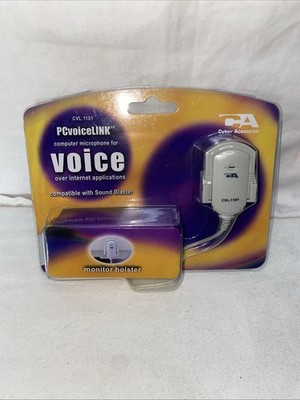 Cyber Acoustics (CA) PCvoiceLINK CVL-1101 Computer Microphone Omni Directional