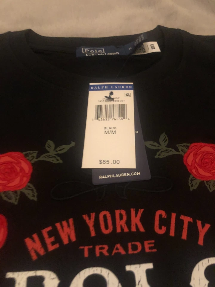 T-shirt Ralph Lauren pour femmes Édition Roses taille M neuf jamais porté - Photo 2/4