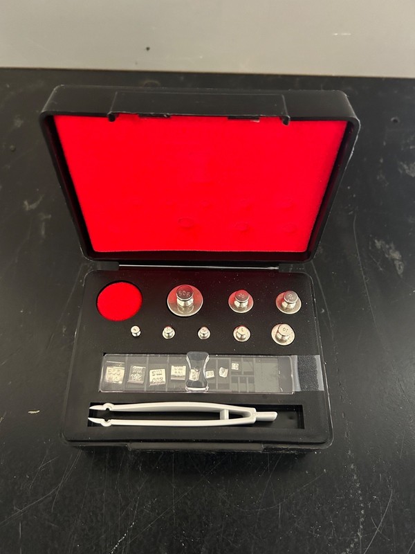 TROEMNER WEIGHT SET CALIBRATION