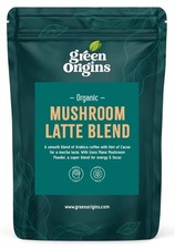Green Origins Organic Mushroom Latte Superfood Blend,Lion Mane,Coffee Exp 12/26