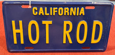 Vintage Booster California Hot Rod Hotrod License Plate Tag