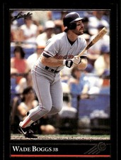 Wade Boggs 1992 Leaf #286 Boston Red Sox MLB READ FREE SHIPPING AutographDen
