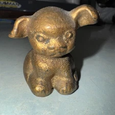 Vintage DUCKI CARBONS cast Iron Advertising Pup - Maker Hubley or Griswold?