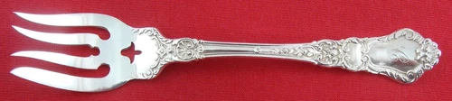 Baronial Old by Gorham Sterling Silver SALAD/DESSERT FORK Pierced, 5 3/4", Mono