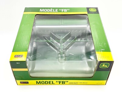 1/16  John Deere Model FB Van Brunt Grain Drill Silver Box Green Lid