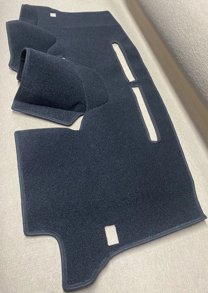 2012-2013-2014-2015 SCION IQ CUBIERTA DE TABLERO ALFOMBRA DE POLIETILENO NEGRA Foto 3 de 4