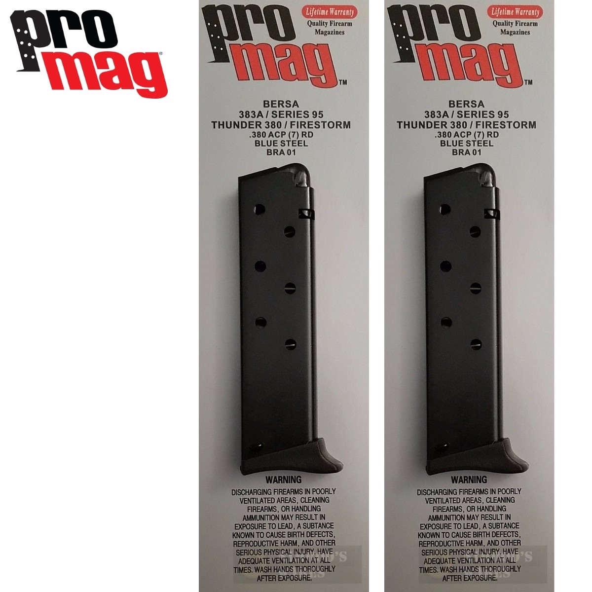 ProMag 7-Schuss-Magazin für Bersa 383A .380 - Forza Sports ProMag 7-Schuss-Magazin für Bersa 383A .380 - Forza Sports