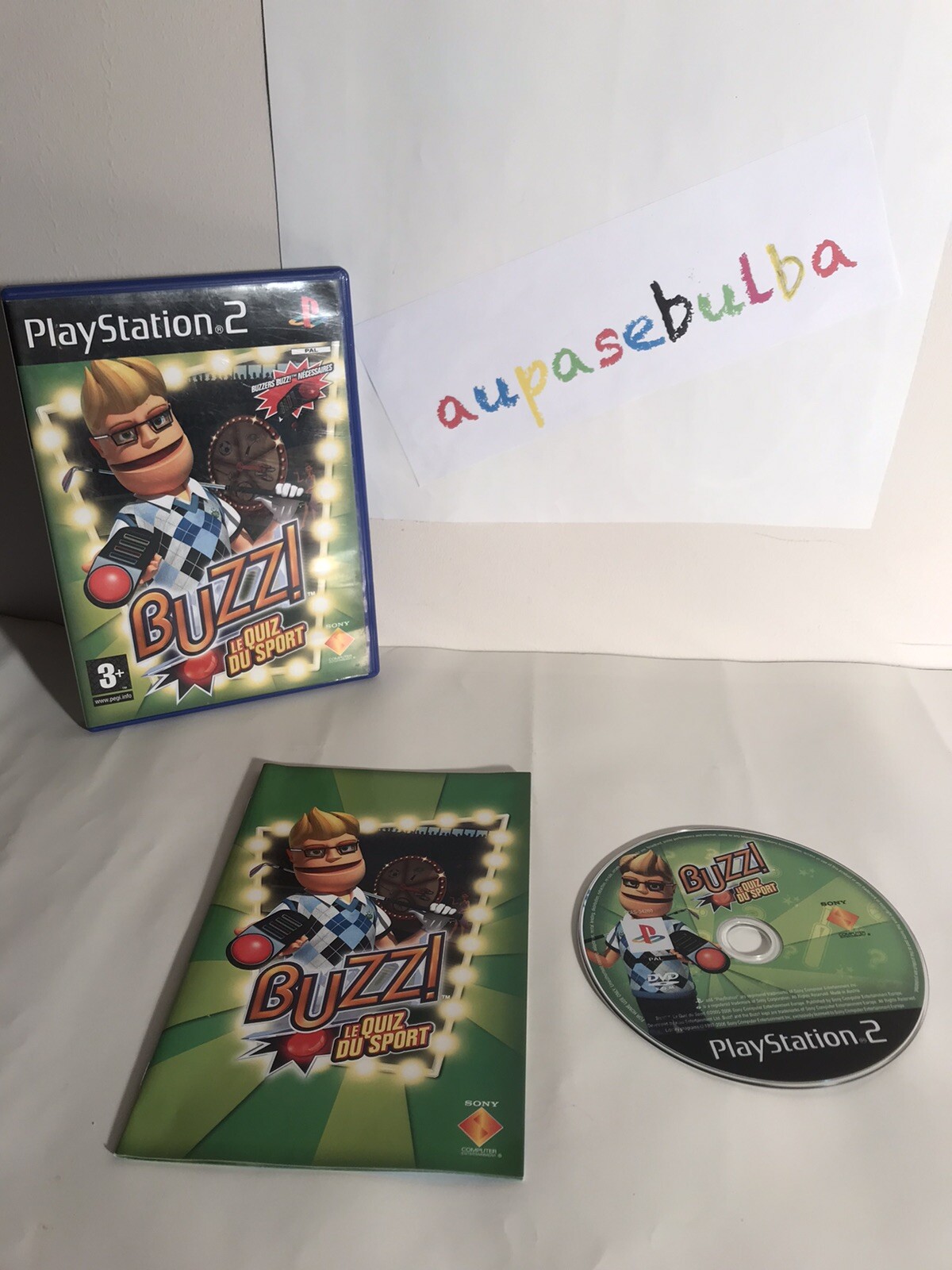 Jeu PS2  Buzz le Quiz du Sport complet Vers. Fr. 