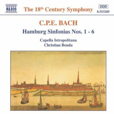 Bach, C.P.E. Hamburg sinfonias Nos. 1-6 (Naxos, 1997).. [CD]