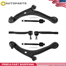 Front Lower Control Arms Tie Rod Ends For 2001-2007 2008 ACURA MDX HONDA PILOT