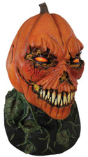 Ghoulish Productions Possesed Pumpkin Latex Face Mask Horror Halloween Cosplay