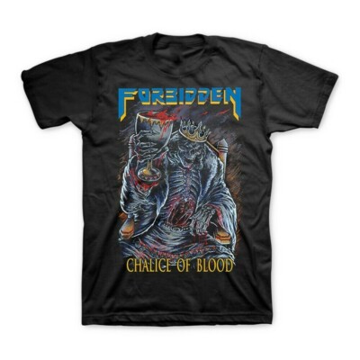 Forbidden - Chalice Of Blood BLACK Short Sleeve Black Men S-234XL T-shirt J931