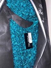 Size 00 Jade Sherri Hill Off Shoulder Slit Down The Leg Dress