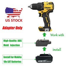 1 for MAKITA 18V LXT Slider Li-ion Batteries To for DeWalt 20V MAX Tools Adapter