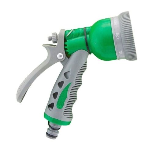 8 Function Spray Nozzle - Water Hose Gun Multi Pattern Garden Adjustable Mist - Picture 5 of 8
