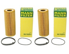 NEW Pair Set of 2 Engine Oil Filters Mann For VW Touareg Porsche Cayenne Audi A4