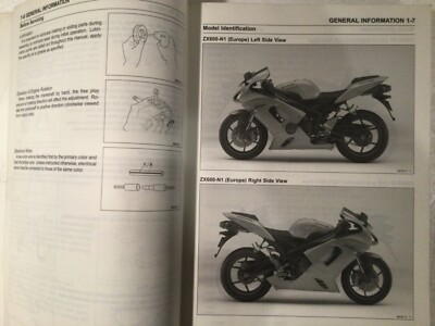 2005 Service Manual ZX600-N1 Ninja ZX-6RR 99924-1346-01 ZX6RR 6RR