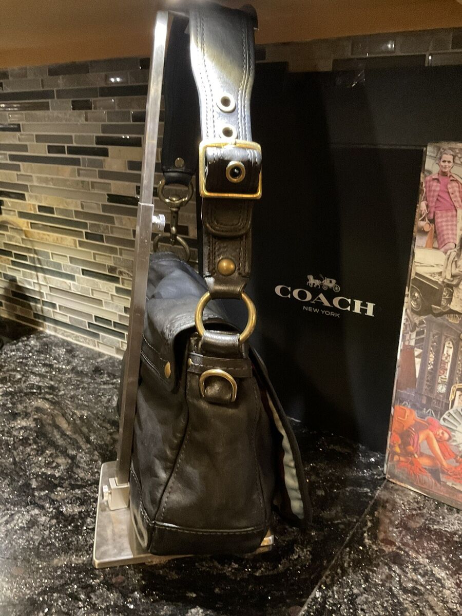 Coach Saddle Bag Legacy 65th Anniversary Vachetta Black Coach Saddle Bag Legacy 65th Anniversary Vachetta Black
