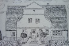 Radierung „Barkenhoff von