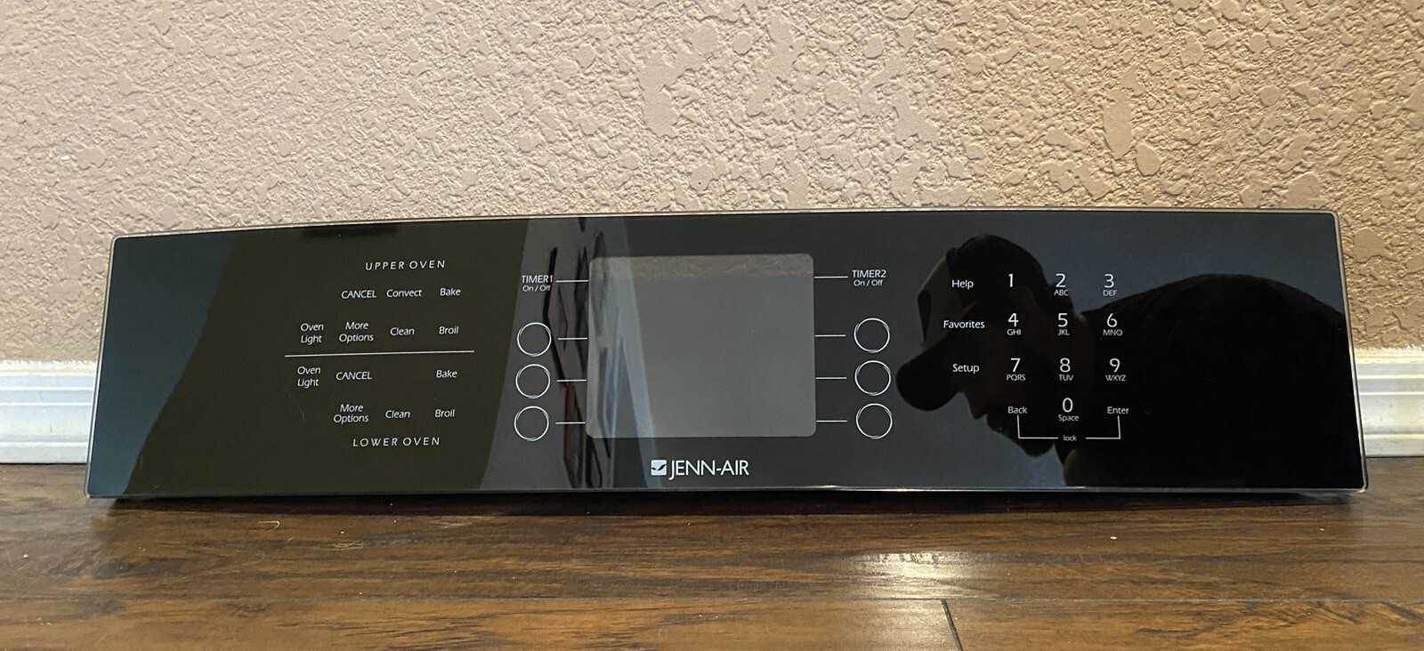 JennAir Electric Double Oven Control Panel Face Plate 44087, 7912P265