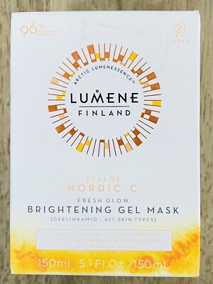 Lumene Valo Fresh Glow Brightening Gel Mask with Vitamin C - 5.1 fl oz