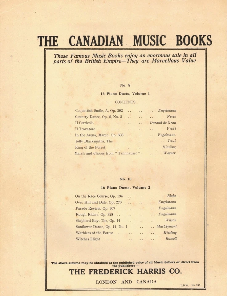 The Canadian Music Books For Piano Book 3 Piano Sheet Music - Image 3 of 3