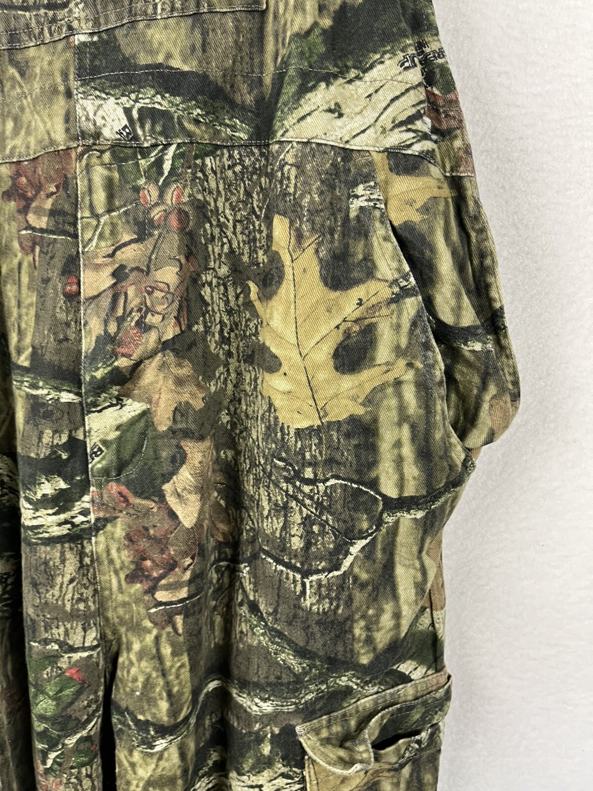 Vintage Camo Overalls Mens Hunting Body Suit 36/38 L… Gem