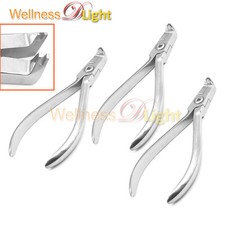 3 Pcs Angled Hook Crimping Pliers Dental Crimpable Ball Hooks Pliers Orthodontic