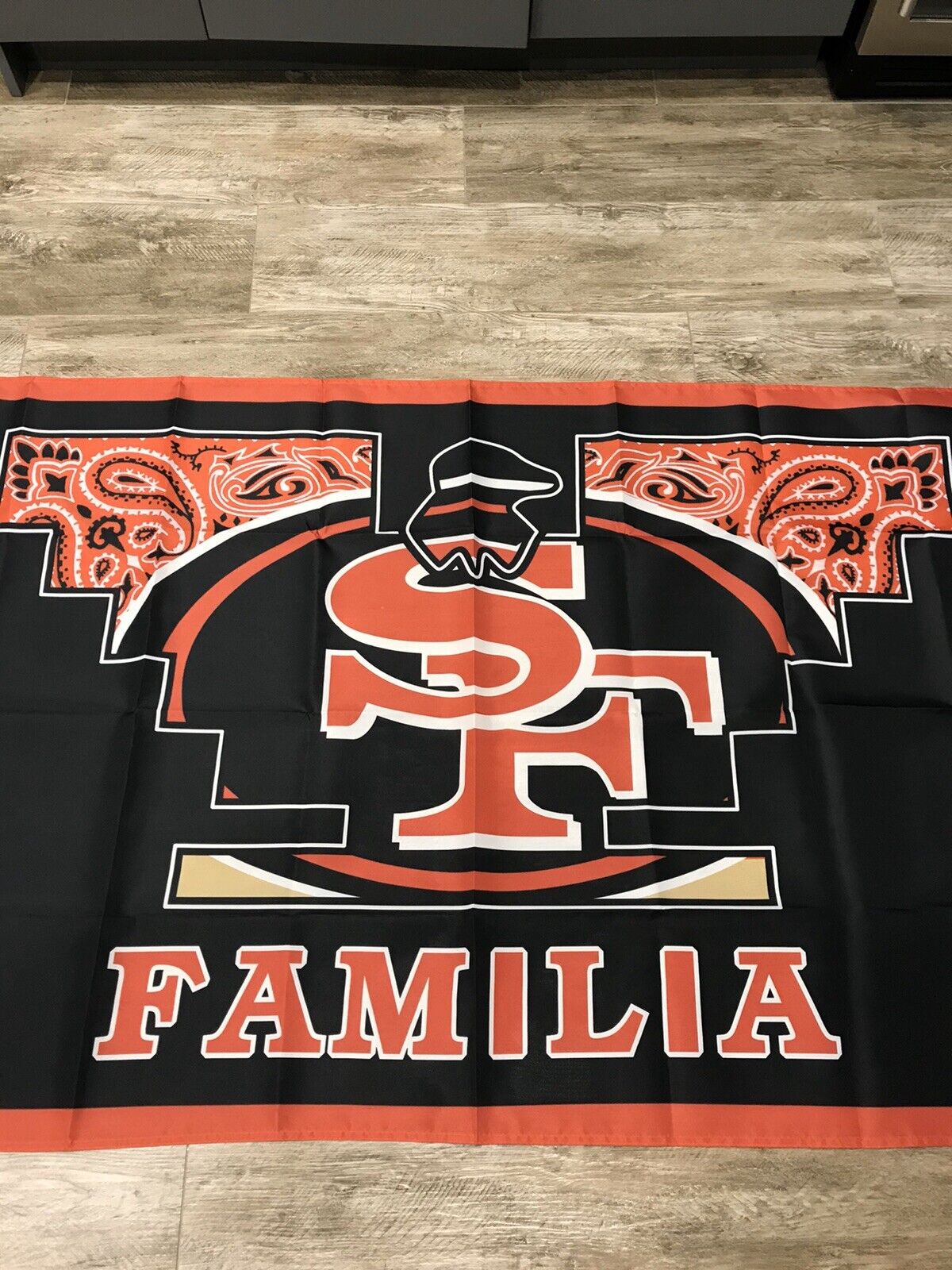 San Francisco 49ers Familia Flag 3x5 Banner 3 X 5 Football New