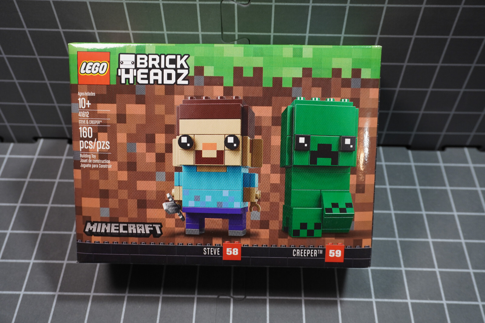 LEGO BRICKHEADZ: Steve & Creeper (41612) for sale online | eBay