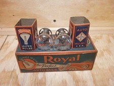 1936 1937 1938 1939 Studebaker Hudson Plymouth Vintage headlight bulbs 2 ea NOS!