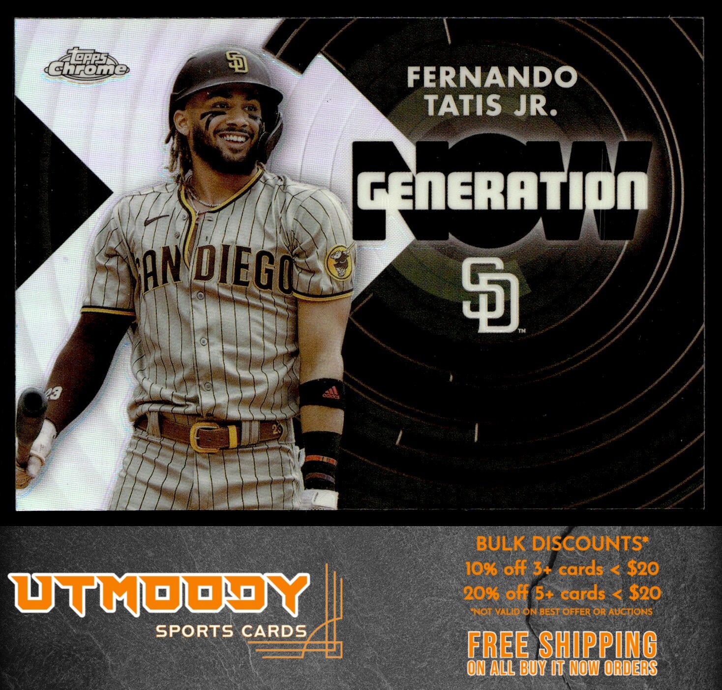 2022 Topps Chrome Update GNC-2 Fernando Tatis Jr. Generation Now