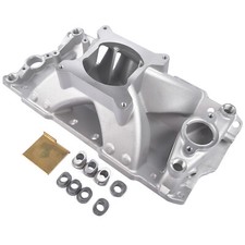 Single Plane Aluminum Intake Manifold For Chevy Sbc 350 400 57-95 Rpm 3000-7500