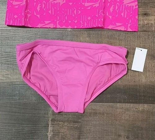 New! Girl's Nike 2 Piece Tankini Swimsuit Size Small 7/8 - Picture 3 of 6
