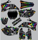 Decals for YAMAHA GRAPHICS YZ 250f YZ250f 2006-2009 Rainbow