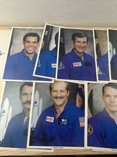NASA Space Shuttle Mission Press Crew Picture Lot / STS MISSION SUPPORT PHOTOS