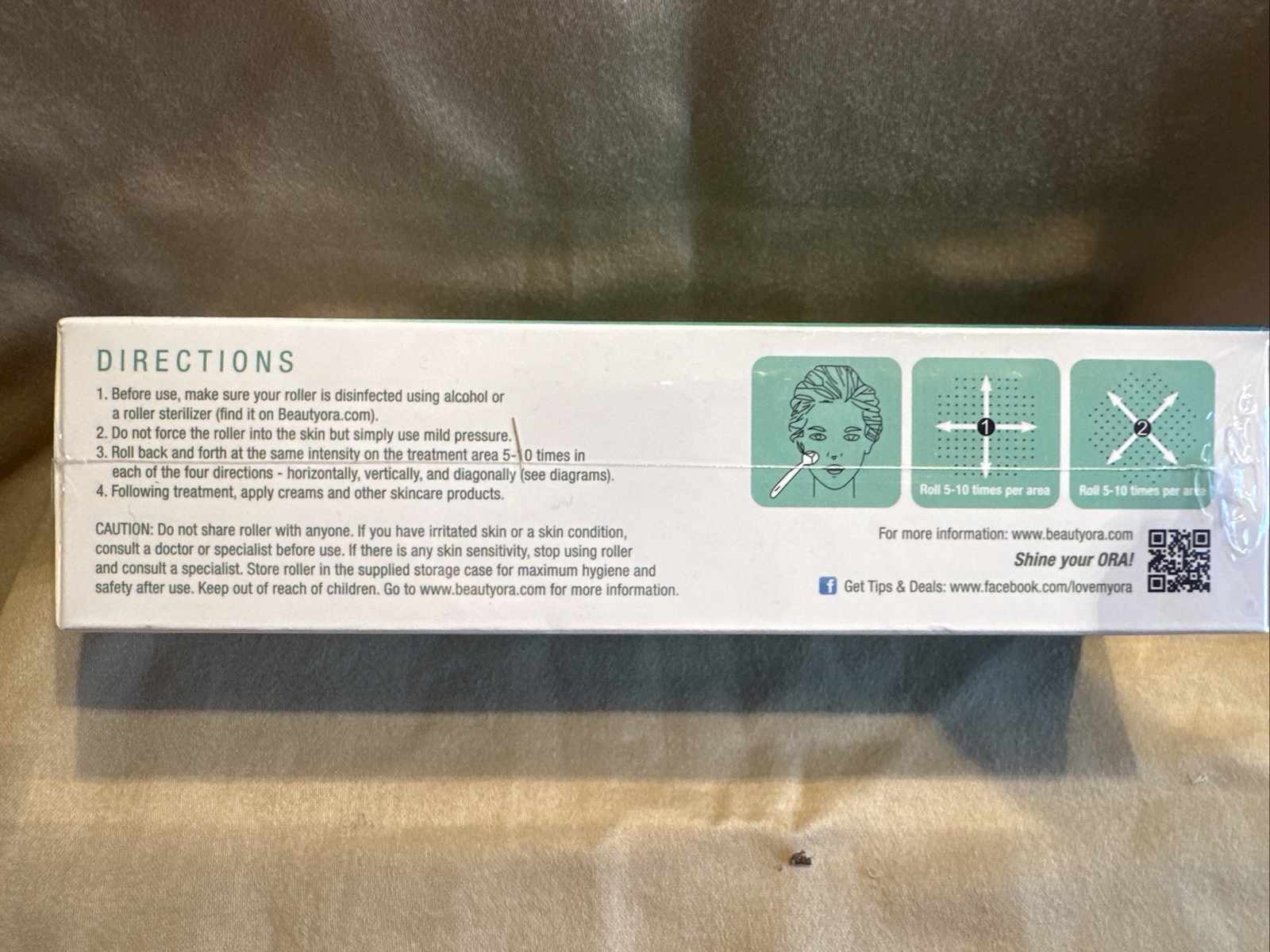 ORA Microneedle Face Roller System, New Sealed Box