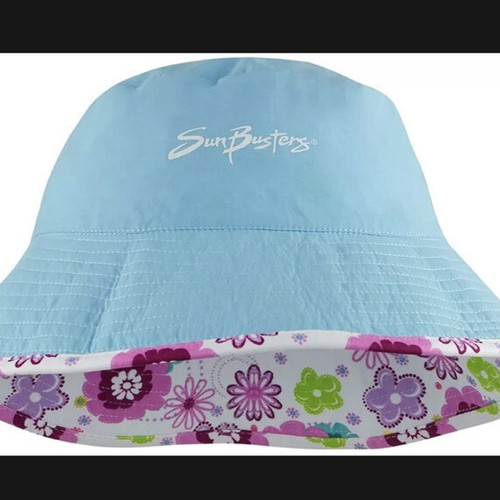 Nuevo Sombrero Cubo Reversible SunBusters Niñas (UPF 50+), Malva, Mediano - Imagen 6 de 7