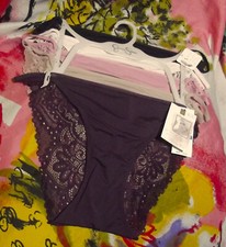 5 JESSICA SIMPSON JS78286RS BWN ULTRA FLIRTY LACE BACK STRING BIKINI PANTIES XL