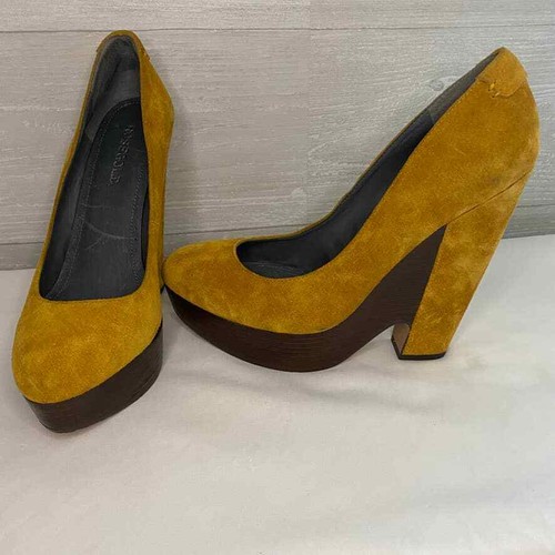 yellow retro heels