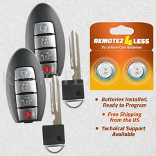 2 For 2016 2017 2018 2019 2020 Nissan Pathfinder Replacement Remote SUV Key Fob