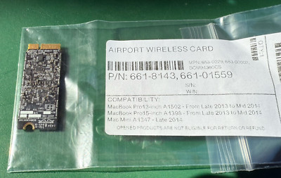 Apple OEM MacBook Pro A1502 13'' A1398 15'' / Mini A1347 AirPort WiFi Card