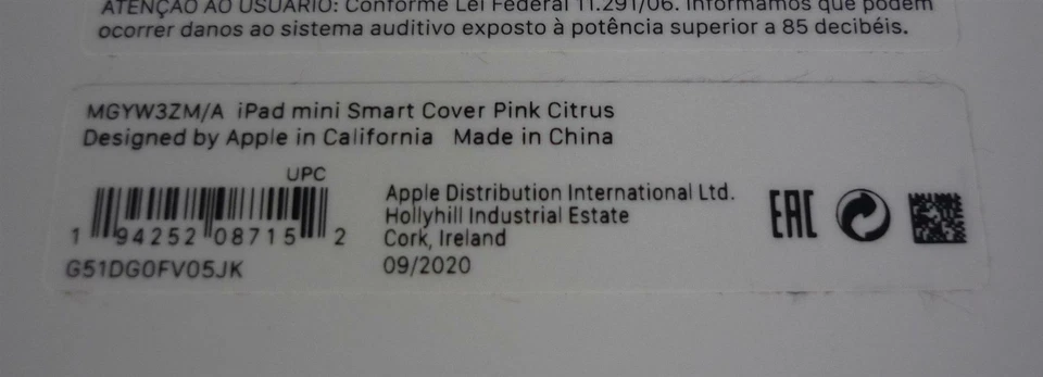 Funda inteligente genuina Apple iPad Mini 4 y 5 (4.ª y 5.ª generación) - rosa cítrico Foto 4 de 4