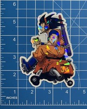 1PC Cartoon stickers. Cars/laptops/skateboards/boxes.Waterproof/Sticker