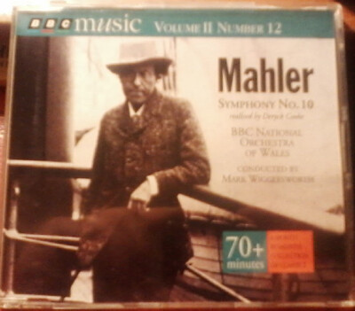 Mahler Symphony No. 10 by The BBC National Orchestra of Wales (1994, CD)