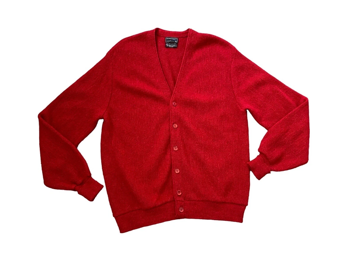 Ebay red cardigan cheap
