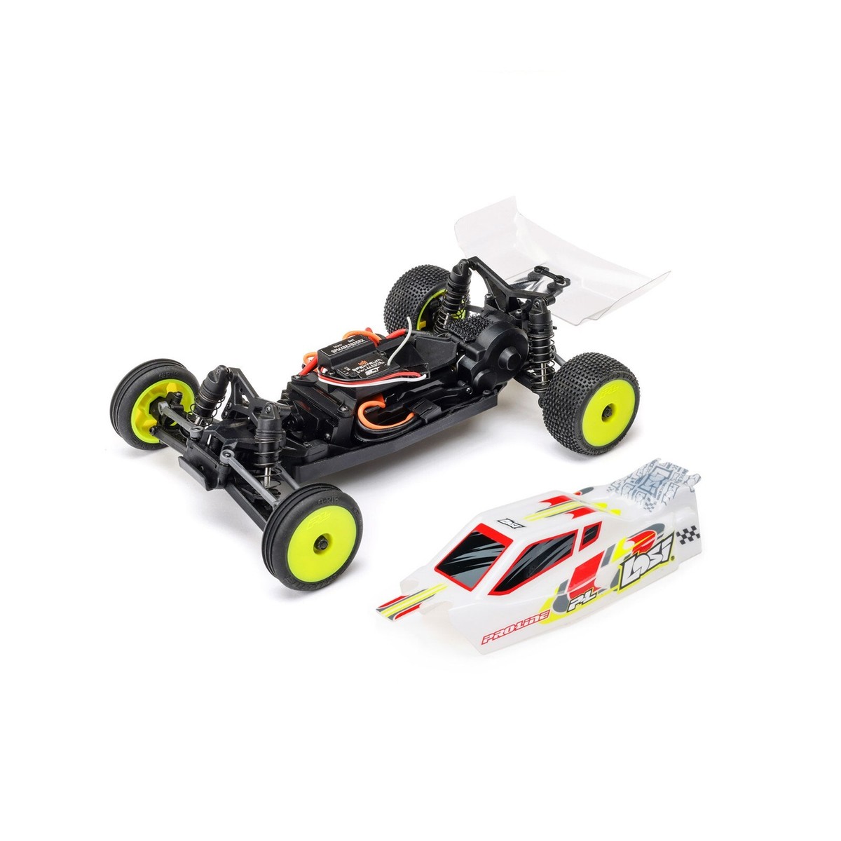 ホビーラジコン Losi MICRO BAJA Losi Micro-B 2.0 1/24 RTR 2WD Buggy w/2.4GHz Radio, Battery