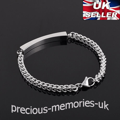 Silver Cremation Ashes Urn Bracelet Bangle - Funeral Memorial Keepsake Jewellery - Picture 3 of 5