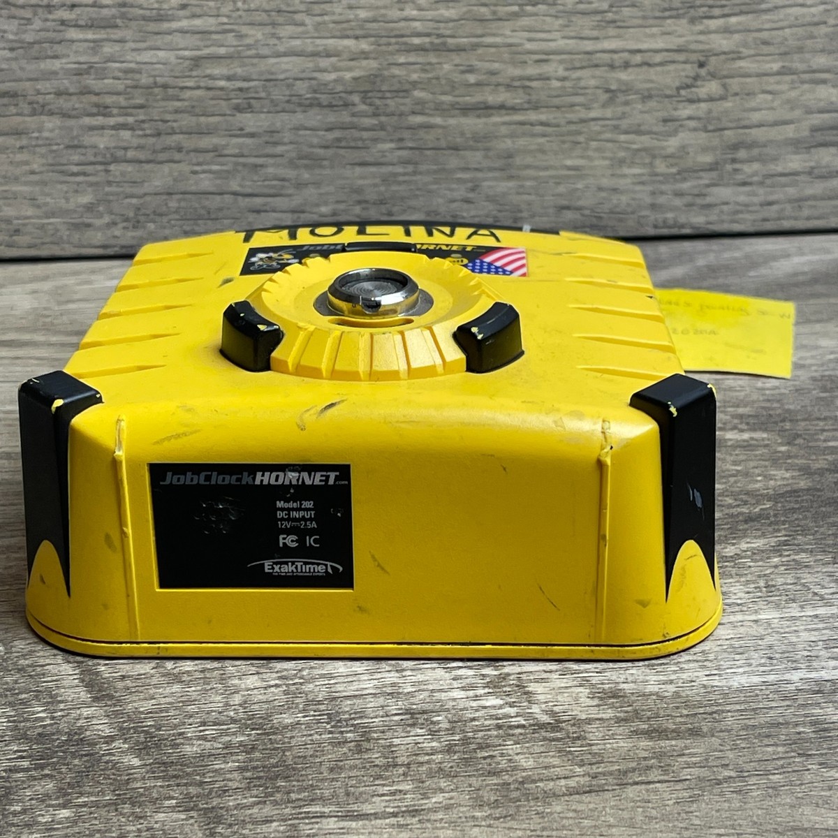 herbique ハービック /イエロー　美品　定価26,400円 ExakTime JobClock Hornet 202 Wireless Battery Powered Portable